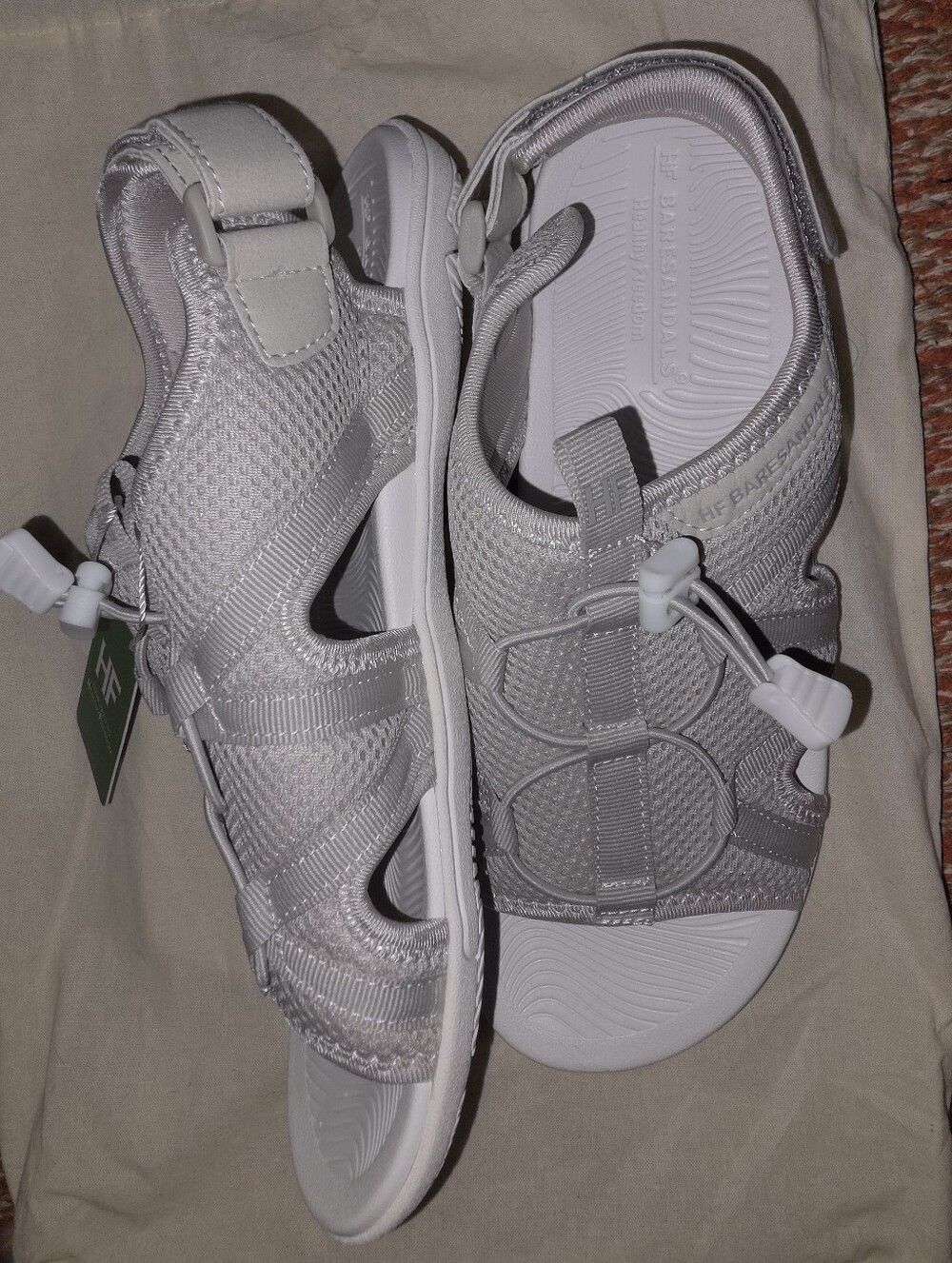 NEW-HF by Healthy FREEDOM Gray Slip-On Sport Sandals #SHW2 - Picture 3 of 10